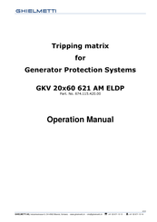 GHIELMETTI GKV 20x60 621 AM ELDP Operation Manual