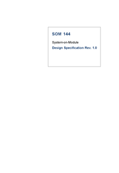 Advantech SOM 144 Design Specification