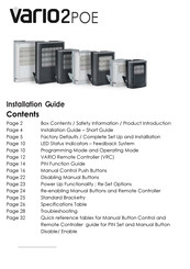 RayLED VAR2-POE-w8-1 Installation Manual