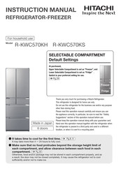 Hitachi R-KWC570KS Instruction Manual