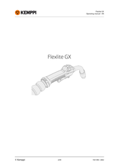 Kemppi Flexlite GX 608W Operating Manual