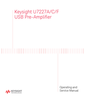 Keysight U7227C Operating And Service Manual