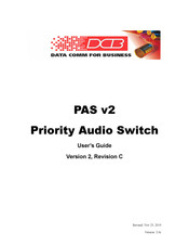 DCB PAS v2 User Manual