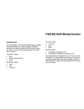 Allen-Bradley MediaChecker 1788-MCHKR Manual