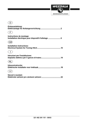 Westfalia 321 452 300 107 Installation Instructions Manual