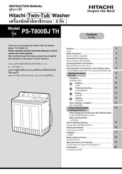 Hitachi PS-T800BJ TH Instruction Manual