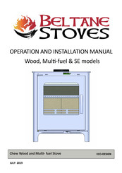 Beltane Stoves Chew Multi-fuel Operation And Installation Manual