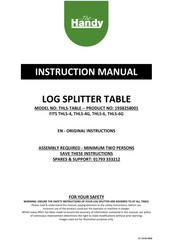 The Handy THLS-TABLE Instruction Manual