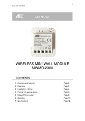 ARC MWMR-2300 Manual