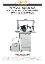 Kaindl RMS MANUAL Operation Manual