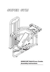 Super Gym SG8021MT Assembly Instructions Manual