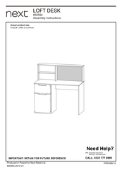 Next LOFT 850594 Assembly Instructions Manual