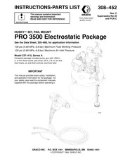 Graco PRO 3500 237-415 Instructions-Parts List Manual