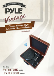 Pyle Vintage PVTTBT9BR Manual