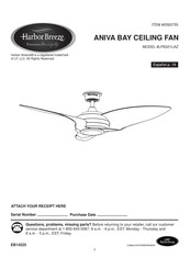Harbor Breeze ANIVA BAY Manual