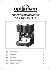Optimum ES-1215 Operating Instructions Manual