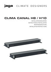 Jaga Clima Canal H8 Installation Instructions Manual
