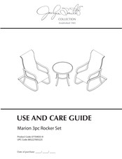 KMART Jaclyn Smith Marion 3pc Rocker Set Use And Care Manual