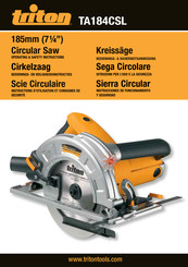 Triton TA 184CSL Operating/Safety Instructions Manual