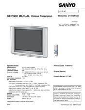 Sanyo CT29EF1 Service Manual