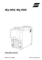ESAB Mig 5004i Instruction Manual