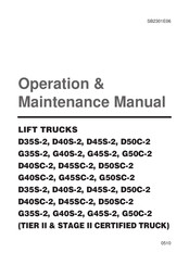 Daewoo G45SC-2 Operation & Maintenance Manual