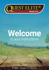 Quest Leisure Products ELITE Naples Pro F1327 Instructions Manual