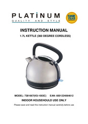 Platinum KS-1003C Instruction Manual