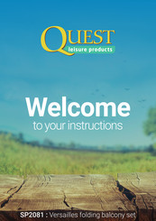 Quest Leisure Products Versailles Instructions Manual