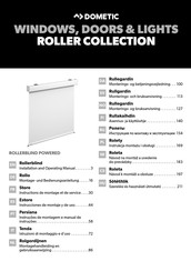 Dometic ROLLERBLIND POWERED Installation And Operating Manual