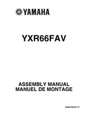 Yamaha Rhino YXR66FAV Assembly Manual