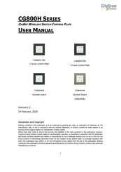 CityGrow CG800H4-MD User Manual