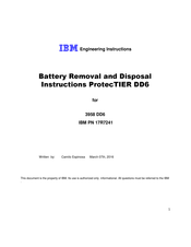 IBM ProtecTIER DD6 Instructions Manual