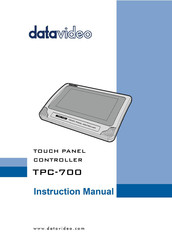 Datavideo TPC-7DG Instruction Manual