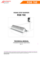 Automatic Systems RSB 76E Technical Manual