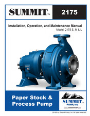 Summit 2175 S Installation, Operation And Maintenance Manual