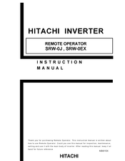 Hitachi SRW-0J Instruction Manual