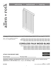 Allen + Roth C947480125 Manual