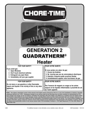 Chore-Time Generation 2 QUADRATHERM QUADRADIANT Manual