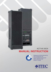 Itec ACTIVE-BOX Manual Instruction