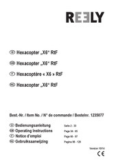 Reely X6 Operating Instructions Manual