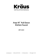 Kraus Arqo M KPF-2523MB Installation Manual