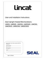 SEAL Lincat UM50 User And Installation Instructions Manual