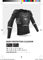 Leatt Body Protector 4.5 Junior Manual