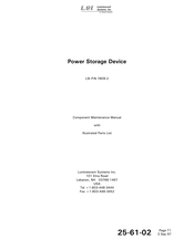LSI 7809-2 Operation And Maintenance Manual With Illustrated Parts List