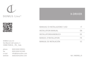 DOMUS LINE X-DRIVER Installation Manual