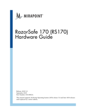 Mirapoint RazorSafe 170 Hardware Manual