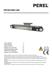 Perel PHCW1500-LED User Manual