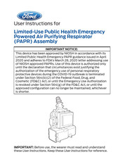 Ford PAPR User Instructions