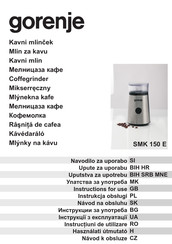 Gorenje SMK 150 E Instructions For Use Manual